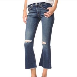 Rag & Bone 10 inch crop flare jeans Sz 27
